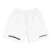 Athletic Shorts (White) Legendary Branding