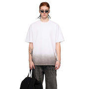 Bottom Sunfade Gradient Washed Vintage GOAT T-Shirt, Faded Streetwear Tee, Unisex Heavyweight T-Shirt, 250GSM Cotton Tee, Gradient Washed Shirt