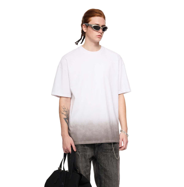 Bottom Sunfade Gradient Washed Vintage GOAT T-Shirt, Faded Streetwear Tee, Unisex Heavyweight T-Shirt, 250GSM Cotton Tee, Gradient Washed Shirt