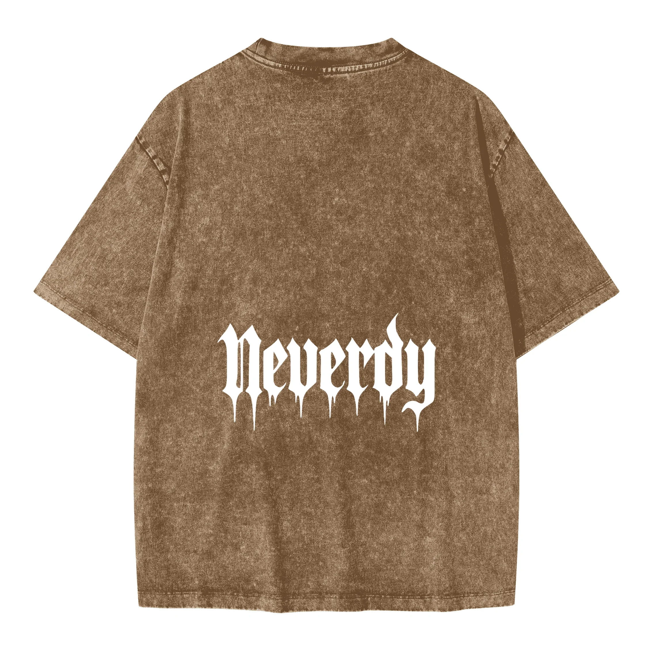 Neverdy (Never Die) Ribs Oversized T-Shirt - Legendary Branding