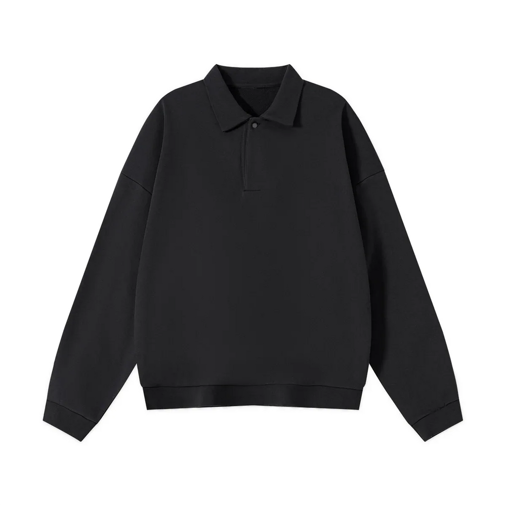 Legendary Button Polo Sweatshirt - Legendary Branding