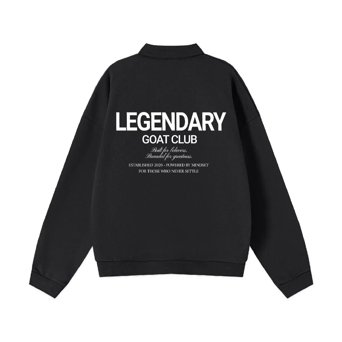 Legendary Button Polo Sweatshirt - Legendary Branding
