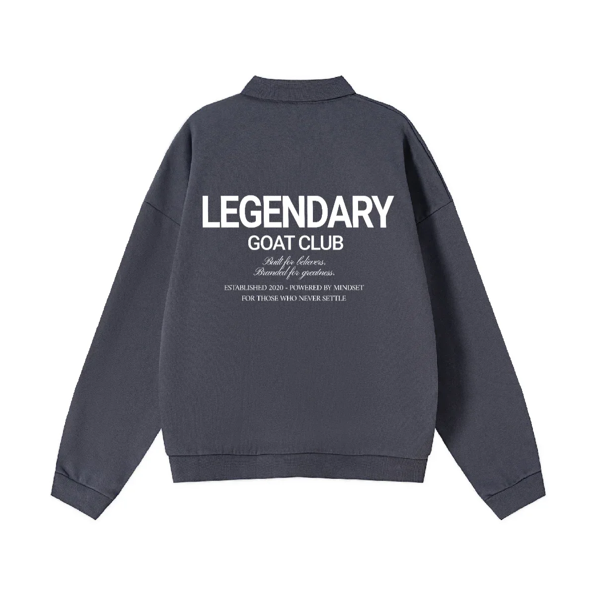 Legendary Button Polo Sweatshirt - Legendary Branding
