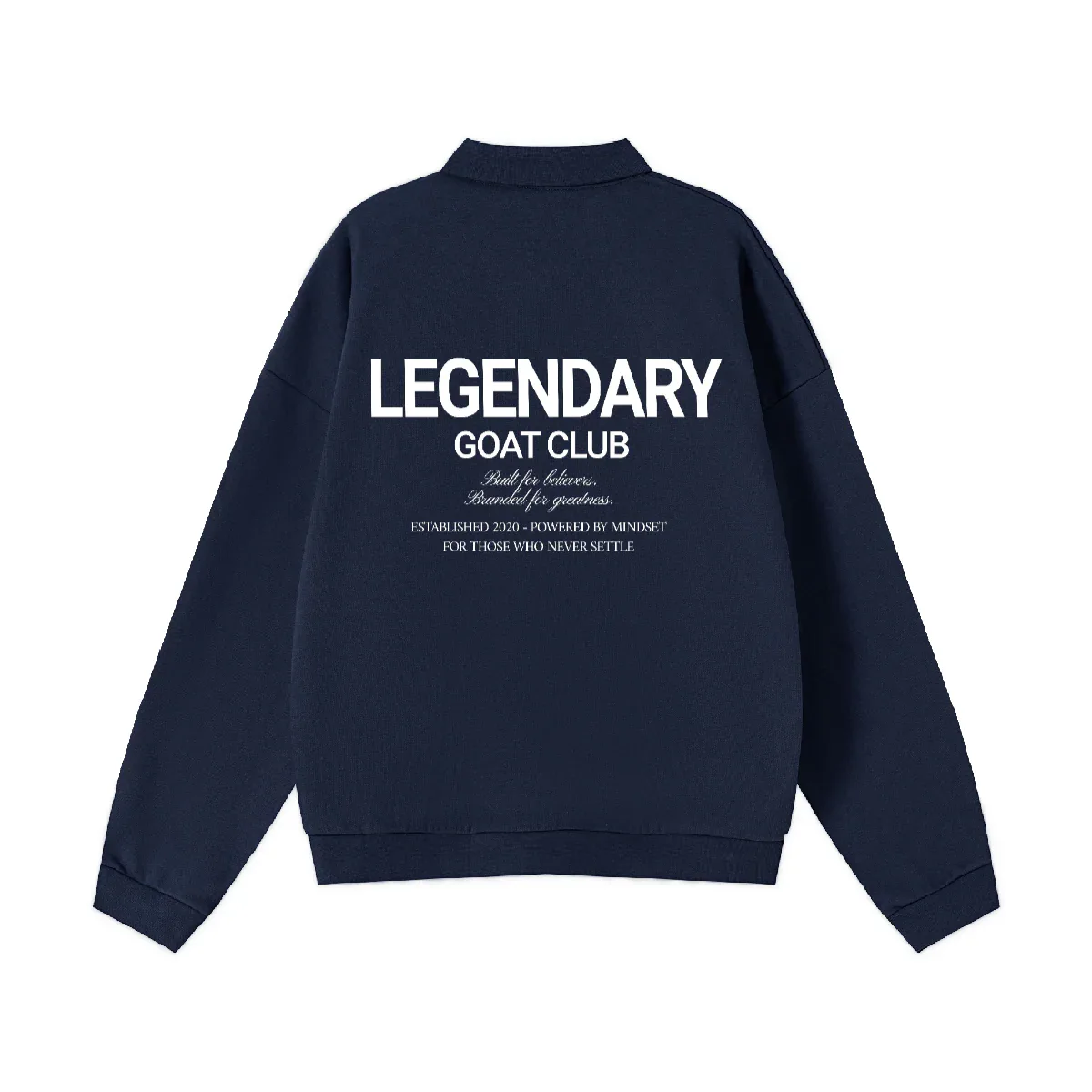 Legendary Button Polo Sweatshirt - Legendary Branding