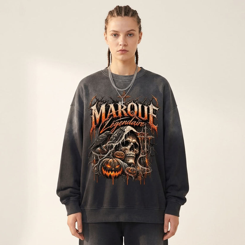 Marque Légendaire Halloween Sunfade Sweatshirt - view 3
