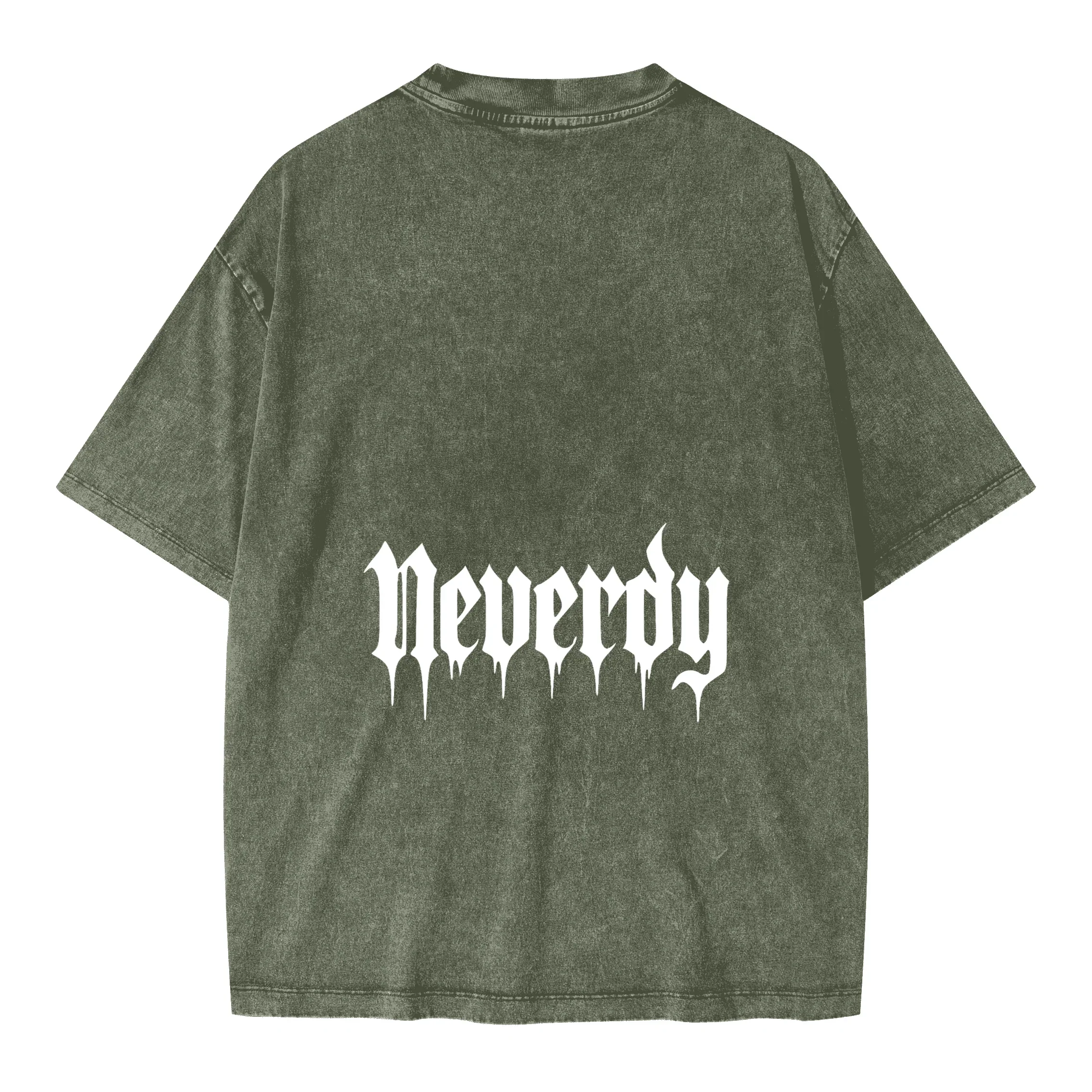 Neverdy (Never Die) Ribs Oversized T-Shirt - Legendary Branding