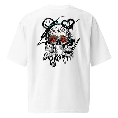 "Graffiti Skull" Oversized Tee Legendary Branding