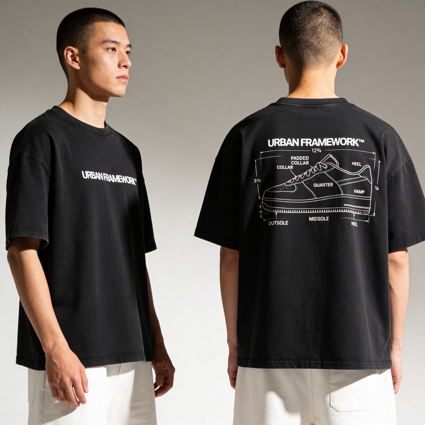 Urban Framework™ Unisex Heavyweight Boxy T-Shirt