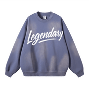 Legendary Distressed Sweatshirt - Denim Blue / S