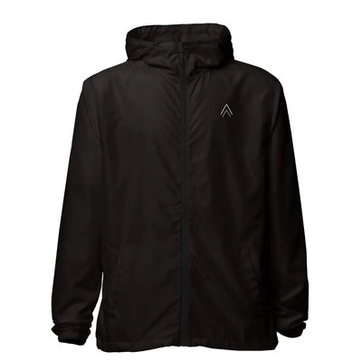 Legendary Unisex Lightweight Zip-Up Windbreaker - Black / XS