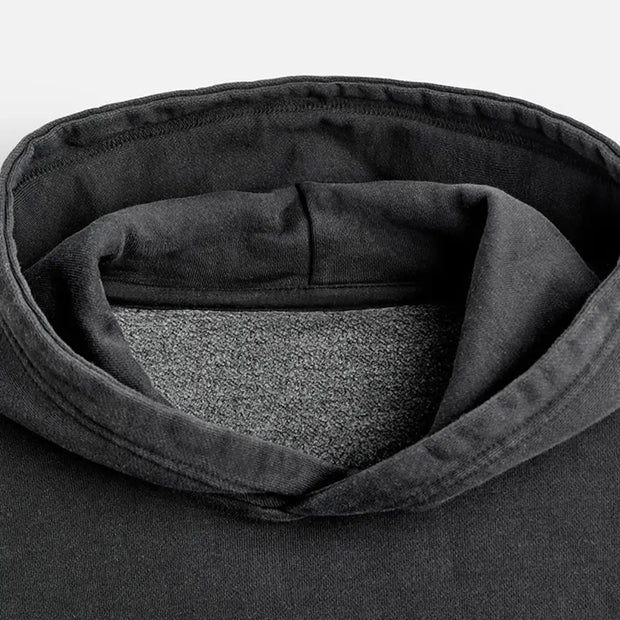 ’Mentality Matters2’’ Heavyweight Washed Boxy Hoodie