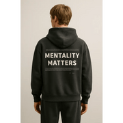 ’Mentality Matters2’’ Heavyweight Washed Boxy Hoodie