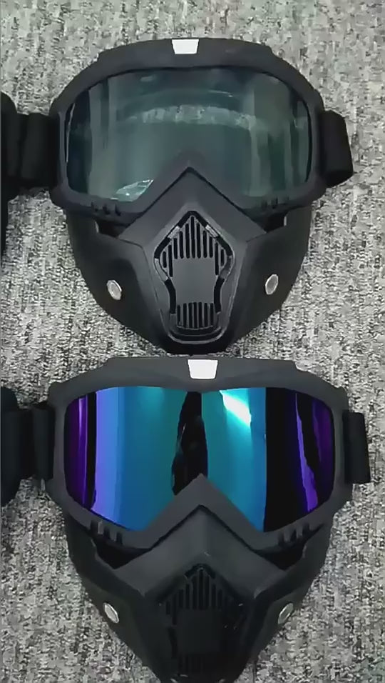 Dustproof Motocross Goggles | Adjustable Full Face Off‑Road Mask