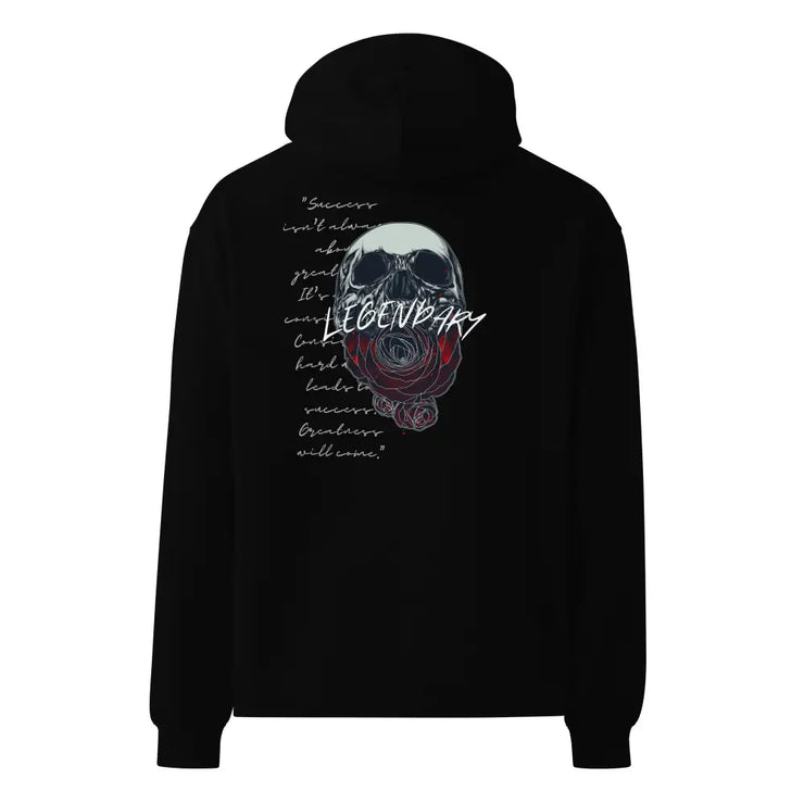 ’Rose Mouth’ Oversized Hoodie - S