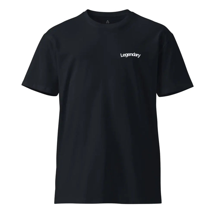 "The Legendary" Simple Premium Tee Legendary Branding