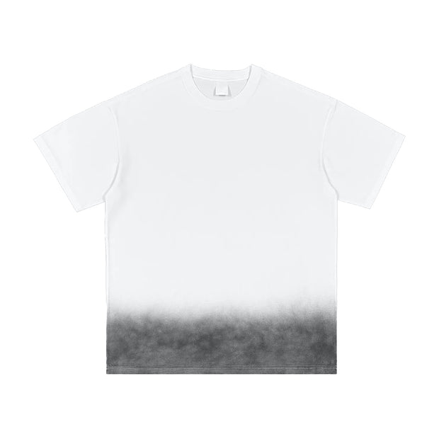 Bottom Sunfade Gradient Washed Vintage GOAT T-Shirt, Faded Streetwear Tee, Unisex Heavyweight T-Shirt, 250GSM Cotton Tee, Gradient Washed Shirt